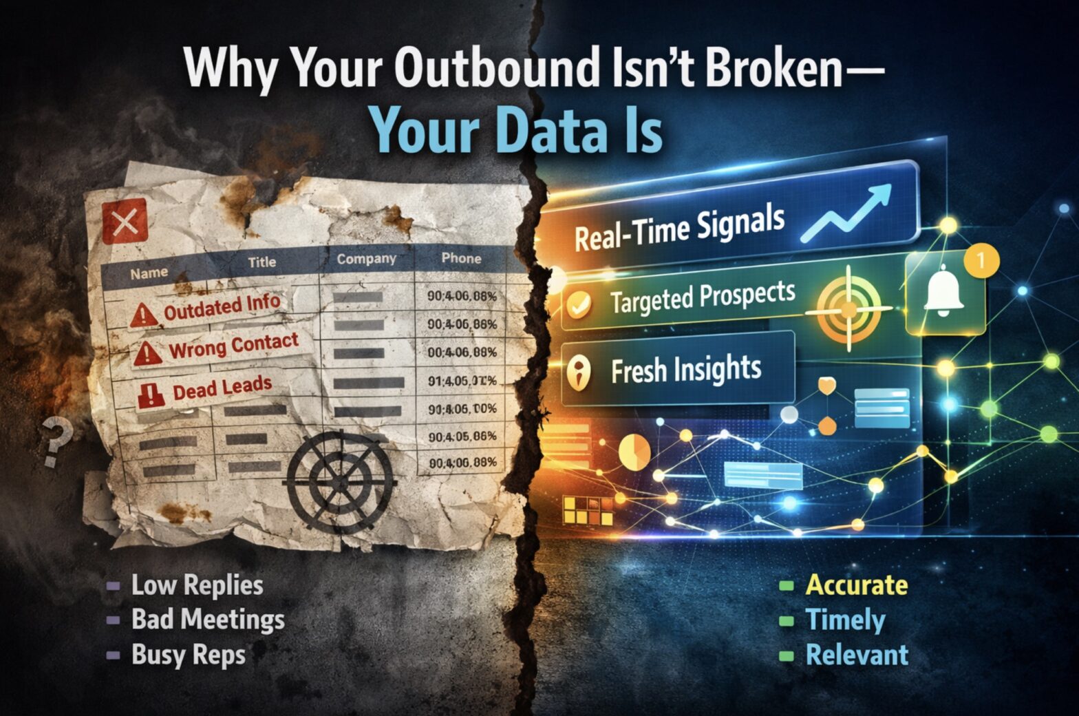 Why Your Outbound Isn’t Broken — Your Data Is | FAC Intelligence